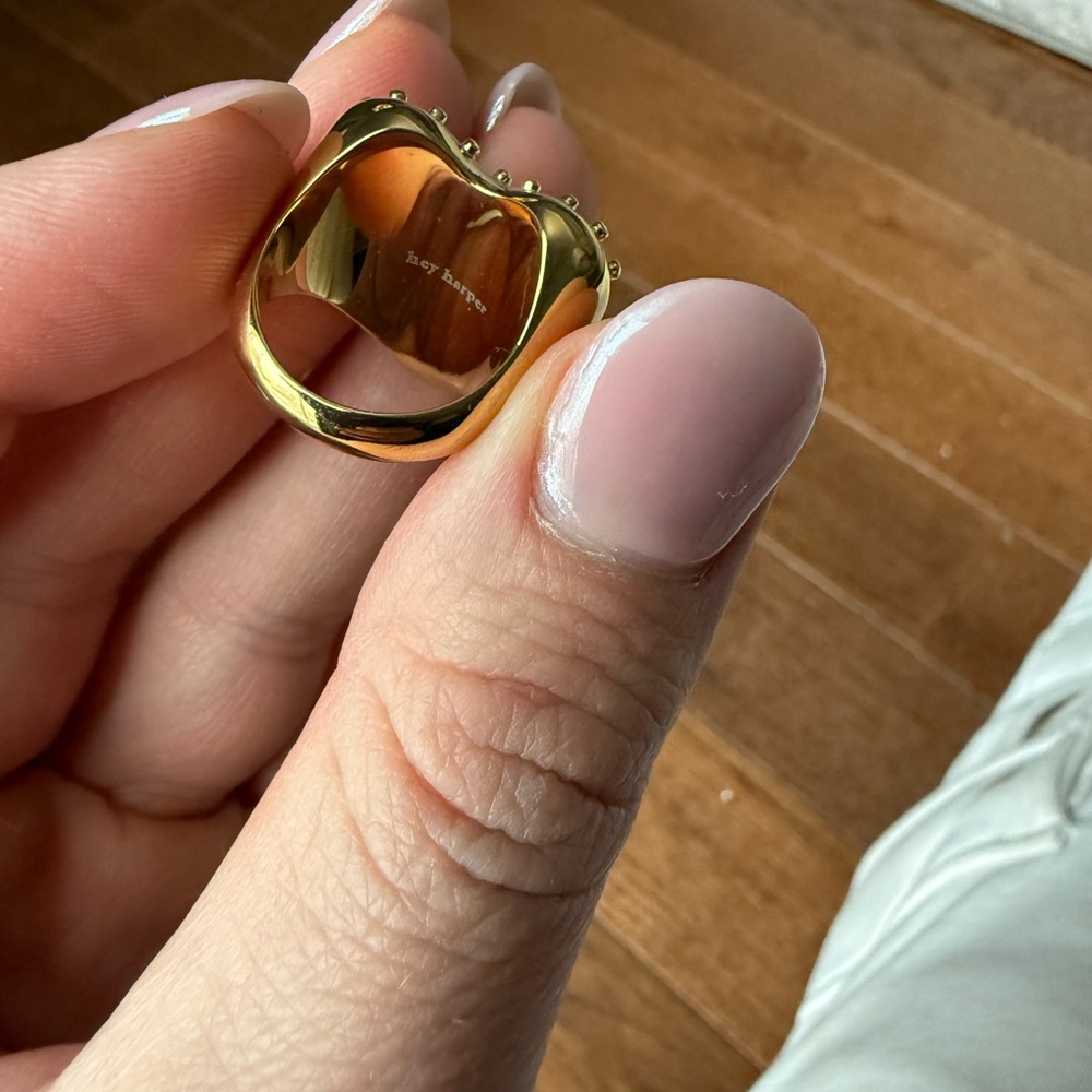 Hey Harper Gold Heart Ring - Picture 5 of 5
